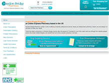 Tablet Screenshot of haydonbridgepharmacy.co.uk